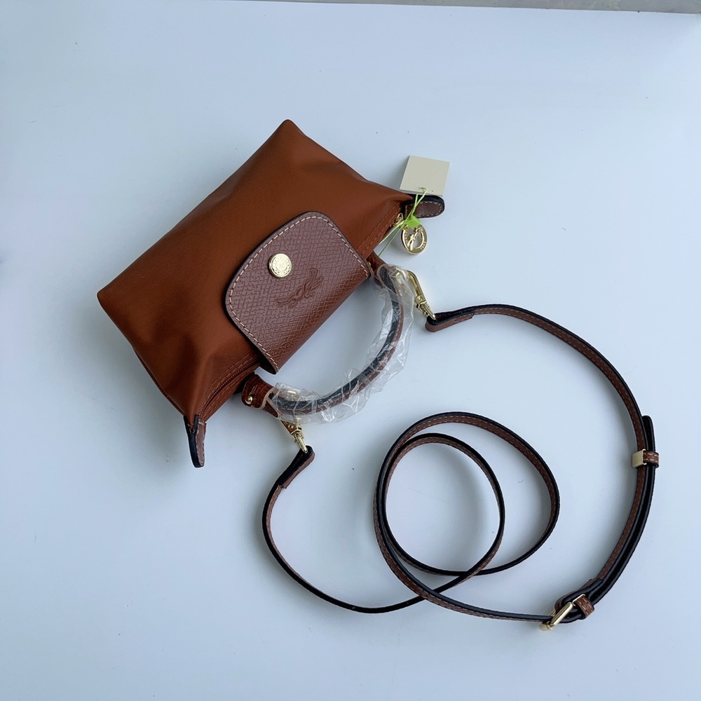 🍒Longchamp Brown Mini Crossbody Bag - Picture 4 of 7